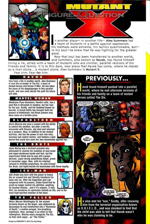 Mutant X Re-Read #02: Overpowered…by the Swarms of Moot! | The Figure ...